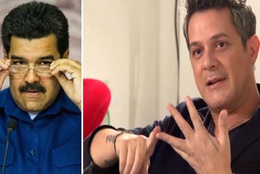 ¡CON TODO! Alejandro Sanz se las canta bien fuerte al régimen: Maduro, eres un cobarde