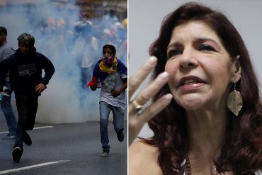 ¡RESTEADA! Amanda Gutiérrez tomó la calle: “Nada de Semana Santa, tenemos que resistir” (+Video)
