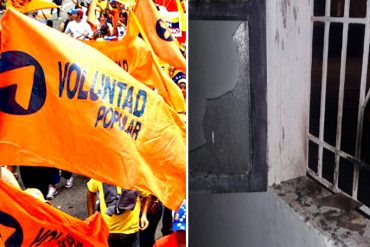 ¿QUIÉNES SON LOS VIOLENTOS? Con bombas molotov atacaron la sede de Voluntad Popular en el estado Sucre