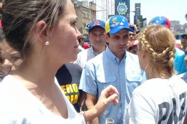 ¡EN UNIDAD! Capriles, Machado, Guevara y Lilian Tintori unieron fuerzas para continuar marcha