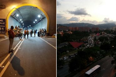 ¡QUÉ CASUALIDAD! Gobierno decidió reparar los túneles de la Valle-Coche cerrando accesos este #8A