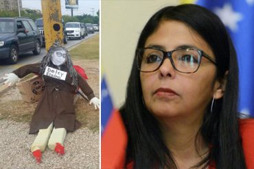 ¡PÍLLALA! Delcy Eloína apareció guindada en un semáforo (se una a lista de Judas del año)