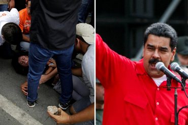 ¡Y EL RANCHO ARDIENDO! Maduro dice que Caracas “está en paz y tranquilidad” (las protestas siguen)