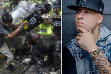 ¡IMPACTADO! A «Nicky Jam» le preocupa la represión en Venezuela: «¿Cómo es posible tanta injusticia?»