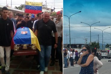 ¡DOLOROSO! El último adiós a “Tony” Canelón: Entre lágrimas cantaron el himno (Fotos+Video)