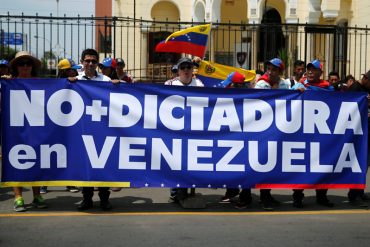 ¡ES UN CLAMOR! Venezolanos en Lima exigieron «democracia y libertad» en su país