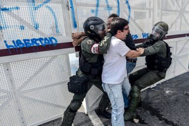 ¡VALIENTE! Así impidió Guevara que GNB detuviera a manifestante (casi se lo llevan a él) (+Video)