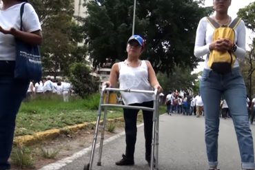 ¡AQUÍ NO HAY EXCUSAS! La venezolana que demostró que para luchar por el país no existen limitaciones