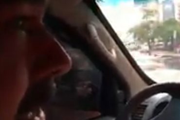 ¿MIEDO A LOS HUEVAZOS? La excusa chimba de Maduro para no bajarse del carro a recorrer Caracas a pie (+Video)