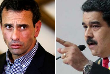 ¿DÓNDE ESTÁN? Maduro dice tener pruebas de que Capriles entrega armas en su casa a manifestantes opositores