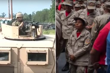 ¡PARA REÍRSE! La vergonzosa diferencia entre los marines gringos y la milicia chavista (+Video)