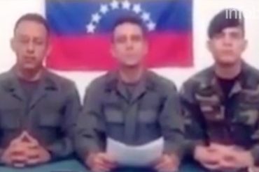 ¡UNIFORMADOS VALIENTES! Rompen el silencio los tres militares venezolanos que se rebelaron contra Maduro (+Video)