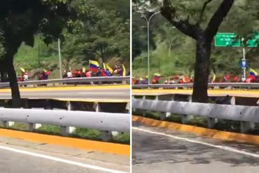 ¡PRIVILEGIOS ROJOS! Motorizados SÍ pasaron por la Cota Mil pese a las restricciones de la GNB (+Video)