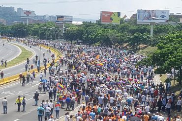 ¡PUEBLO EN LA CALLE! Así están los puntos desde los que partirá la marcha a la Defensoría del Pueblo