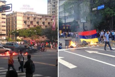 ¡LO ÚLTIMO! Con bombas lacrimógenas la PNB ataca a manifestantes en Chacao: Reportan detenidos y golpeados (+Video)
