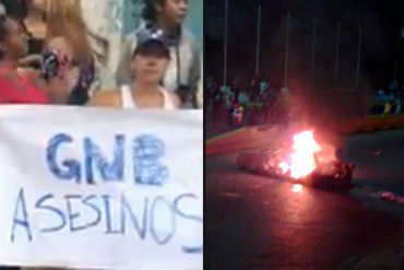 ¡SIGUEN LAS PROTESTAS! En Carrizal protestaron por segundo día seguido: Piden justicia para Jairo Ortiz (Videos)