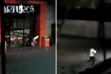 ¡VANDALISMO NOCTURNO! Saquearon Arturo’s de El Paraíso y otros comercios #19A (+Videos)