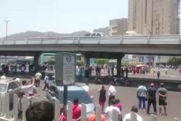 ¡ATENCIÓN! GNB reprime manifestación pacífica en Puerto La Cruz (+Video)