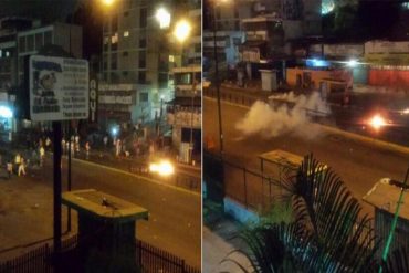 ¡PUEBLO EN LUCHA! Caracas se alzó duro contra Maduro la madrugada de este miércoles