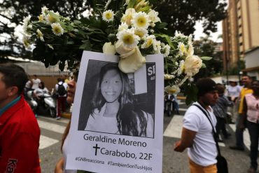 ¡PA’ QUE SE VEAN EN ESE ESPEJO! Militares que mataron a Geraldine Moreno durarán 30 y 16 años en la cárcel