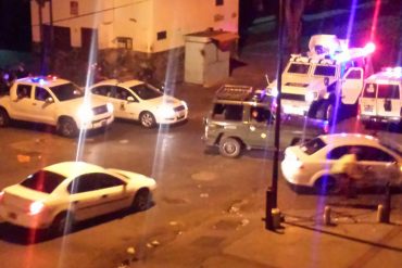 ¡LO ÚLTIMO! Quinta Crespo estuvo militarizada la noche del martes (+Fotos y Video)