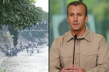 ¡LÓGICA CHAVISTA! El Aissami: «Los manifestantes se lanzaron al Guaire por razones de odio»