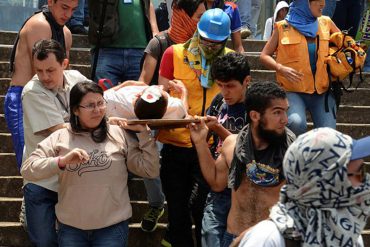¡RODANDO POR EL MUNDO! Impactantes imágenes de la brutal represión a estudiantes que protestaban en San Cristóbal