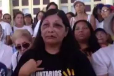 ¡SIN RENCOR! Irma Bello envía mensaje al GNB que la agredió brutalmente en protesta en Puerto Ordaz (Video)