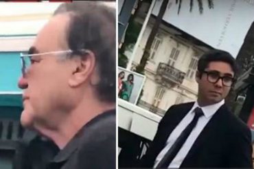 ¡LES DIERON CON TODO! Venezolanos increparon a Oliver Stone y Max Arválaiz en Cannes (+Video)