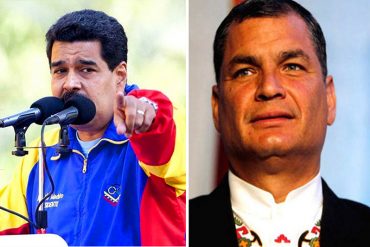 ¡SE LE VOLTEA EL MUNDO! Rafael Correa le da la espalda a Maduro y pide elecciones en Venezuela