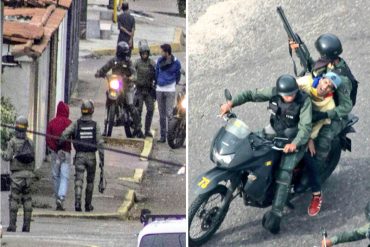 ¡ÚLTIMA HORA! GNB detuvo a seis manifestantes por hacer plantón en San Cristóbal (hay uno herido de perdigón)