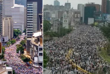 ¡MULTITUDINARIA ASISTENCIA! Pese a la brutal represión, el pueblo de Venezuela salió a la calle