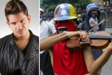 ¡ENTÉRATE! “Es Dios cantándole al oído”, dice Oscarcito sobre el joven violinista que resistió la represión