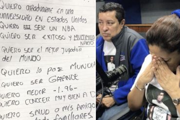 ¡CONMOVEDOR! “Quiero ser NBA y el mejor jugador del mundo”: El sueño de Juan Pablo Pernalete que truncó el chavismo