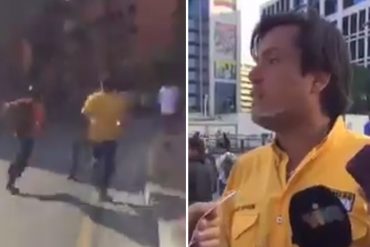 ¡GOCHO RESTEADO! Carlos Paparoni persiguió al hombre que arrolló a una mujer en protesta en Caracas