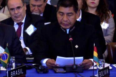 ¡APOYA LA DICTADURA! Bolivia arma berrinche en la OEA: Venezuela no necesita protectorados ni tutelajes