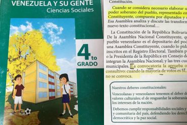 ¡EPA, JAUA! Hasta los libros de la Colección Bicentenario dicen que Constituyente requiere consulta al pueblo