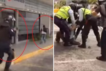 ¡SALVAJISMO! Policía del Zulia disparó a quemarropa a manifestantes y periodistas en Maracaibo #11M