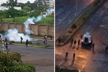 ¡LO ÚLTIMO! Reportan fuerte represión a manifestantes en Los Mangos, Puerto Ordaz (Video)