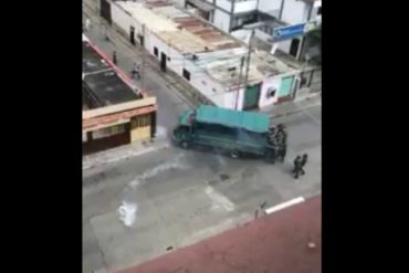 ¡QUÉ BAJEZA! GNB lanzó bomba contra el Colegio Montessori (+Video)