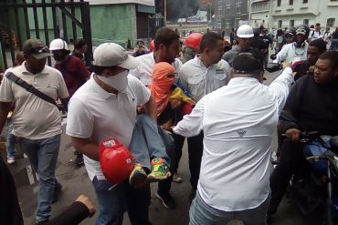 ¡LO ÚLTIMO! Reportan 2 heridos en Las Mercedes por piedras que lanza la GNB