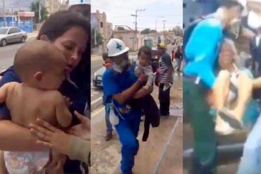 ¡ATENCIÓN! Niños y ancianos debieron ser desalojados tras brutal represión de la GNB en Maracaibo