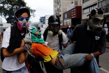 ¡SALVAJES DESATADOS! Brutal represión dejó más de 100 heridos este lunes solo en Caracas