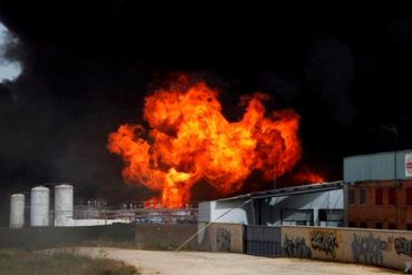 ¡ÚLTIMA HORA! Reportan incendio en llenadero de gas doméstico de Chirica, San Félix (+Fotos)