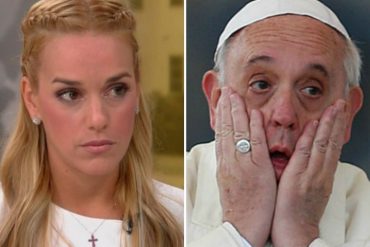 ¡DE FRENTE! Lilian Tintori: La posición del papa frente a Venezuela es inaceptable, quisiera verlo defendiendo los DDHH