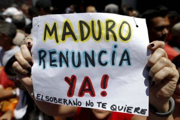 ¡ATENCIÓN! Trabajadores no exigieron reivindicaciones laborales pero pidieron la renuncia de Maduro (+Video)