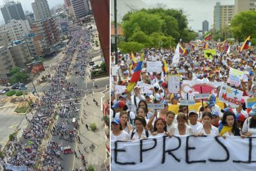 ¡VENEZOLANAS VALIENTES! Así va la marcha de las mujeres en el interior del país este #6May (+Fotos)