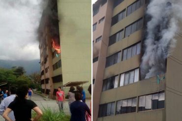 ¡LO ÚLTIMO! Bomba lacrimógena habría provocado incendio en residencias Parque Las Américas