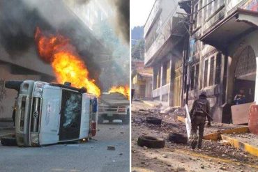 ¡URGENTE! Al menos tres heridos de bala y decenas de lesionados por violenta represión a protestas en Tovar