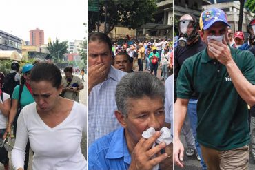 ¡RESTEADOS CON EL PUEBLO! Líderes opositores resisten en primera línea ante brutal represión